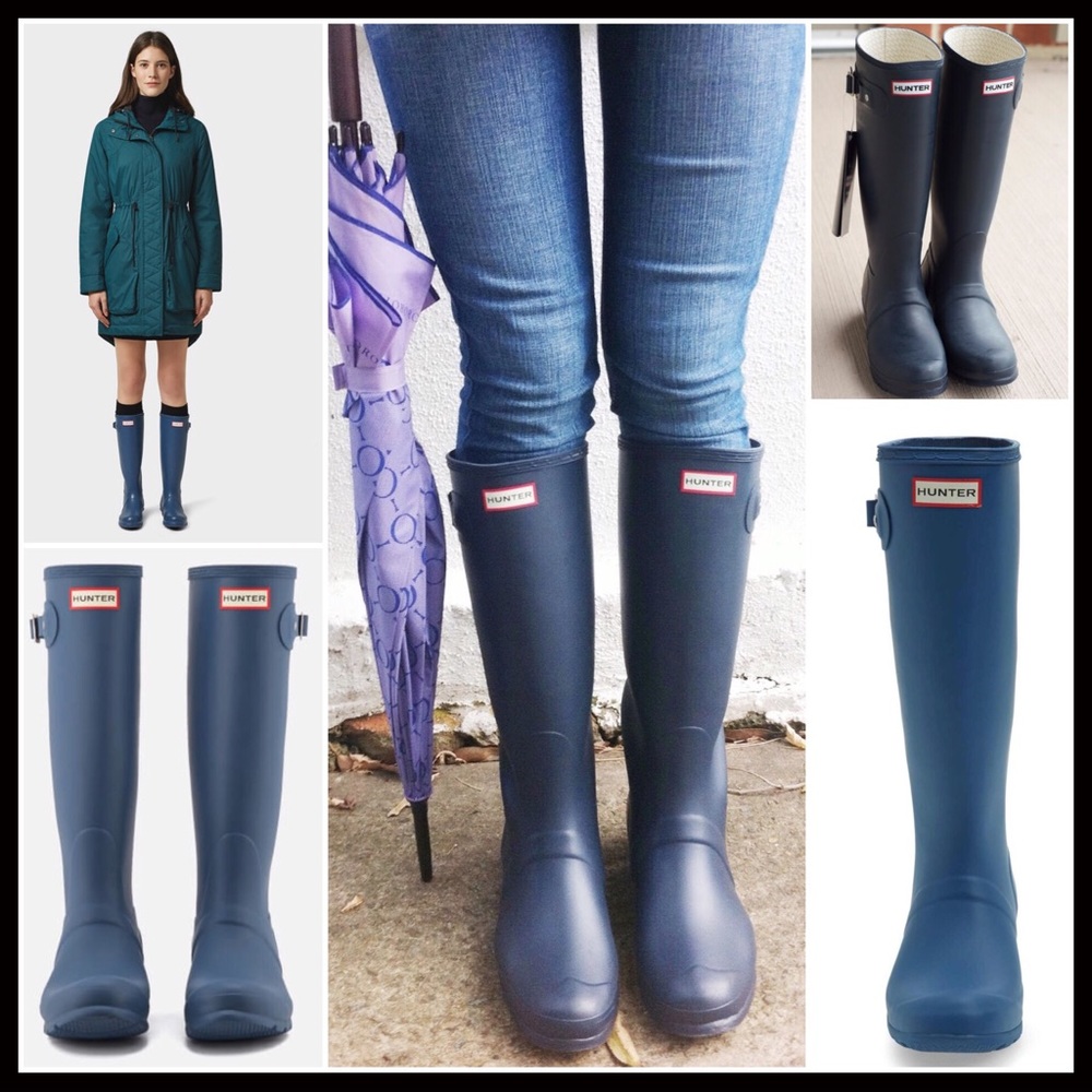 ❌SOLD❌HUNTER ORIGINAL TALL RAIN BOOTS KNEE HIGH - Picture 8 of 8